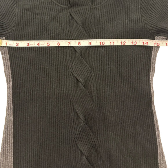 Liverpool Los Angeles Women’s Cable Twist Sweater black & grey size M - Picture 7 of 10